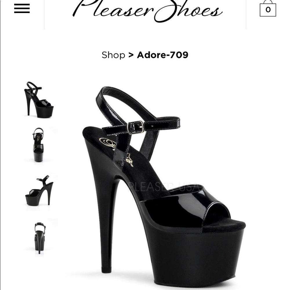 Pleaser heels, size 6